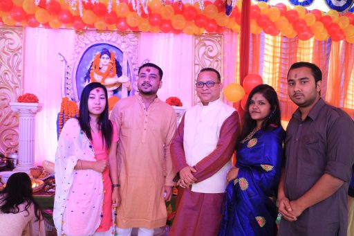 The ceremony to celebrate Saraswati Puja, 2020 at RCMC&H Campus (8)