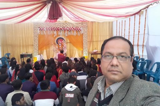 The ceremony to celebrate Saraswati Puja, 2020 at RDC&H Campus (11)