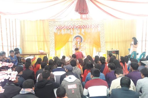 The ceremony to celebrate Saraswati Puja, 2020 at RDC&H Campus (12)